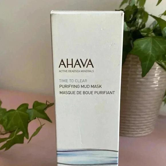 NEW Ahava Purifying Mud Mask - Active Deadsea Minerals Invigorating Facial Mask - Picture 4 of 10